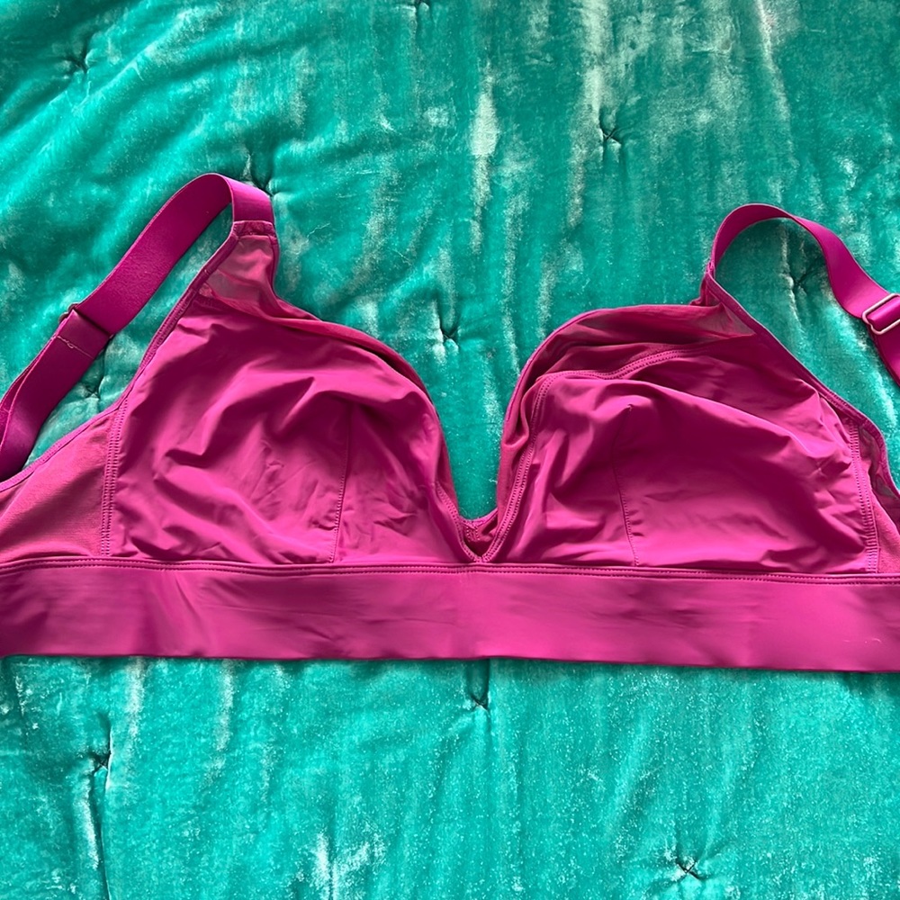 Parade mesh plunge bralette - size 2+ (36DD/36DDD)